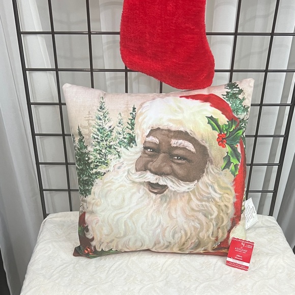 Ashland Other - Ashland Santa Claus Pillow - Red, Green, and White